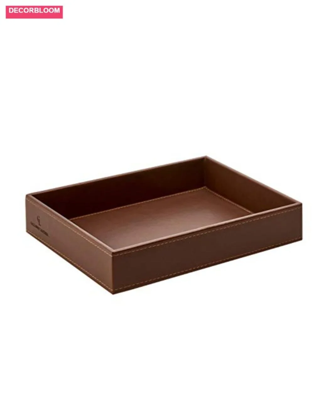 Leather Valet Tray - Nightstand Organizer Key Wallet Watch EDC Catchall Dump